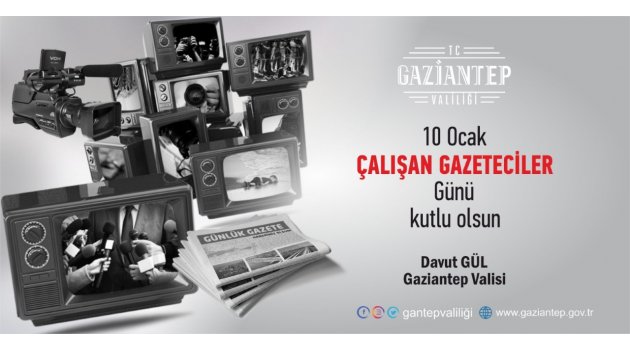 10 OCAK ÇALIŞAN GAZETECİLER GÜNÜ MESAJI