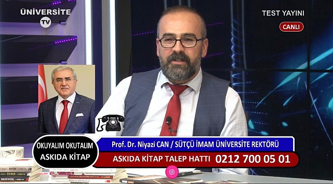 Rektörümüz Prof. Dr. Niyazi Can, Üniversite TV Yayınına Katılarak KSÜ'yü Anlattı