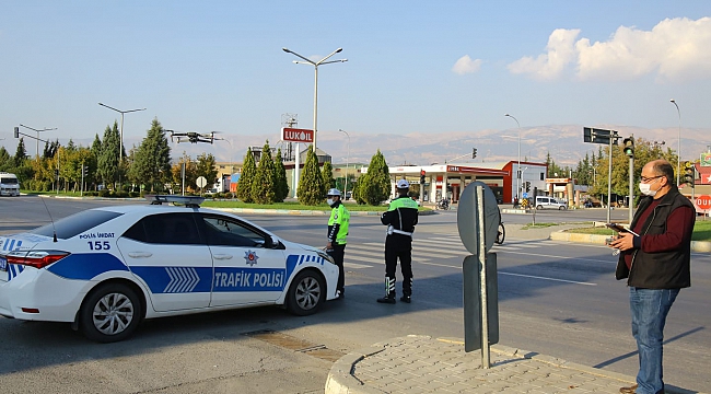 TRAFİKTE UÇANGÖZE BİN 119 SÜRÜCÜ TAKILDI 