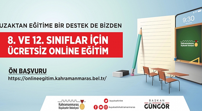 Büyükşehir'den Ücretsiz Çevrimiçi Eğitimi