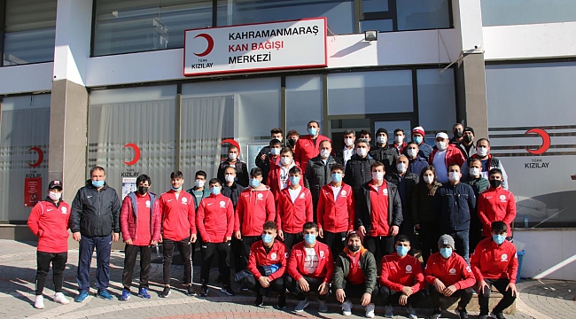 KAHRAMANMARAŞ GENÇLİK VE SPOR İL MÜDÜRLÜĞÜ KAN BAĞIŞI YAPTI!..