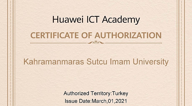 KSÜ ile Huawei Arasında ICT Academy Kapsamında Akademik Partnerlik Anlaşması Yapıld