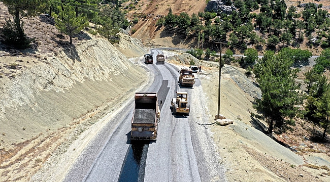 Bertiz Bölgesinde 35 Kilometrelik Yol Yenileniyor