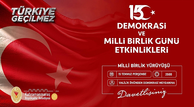 Milli Birlik Yürüyüşü Yapılacak