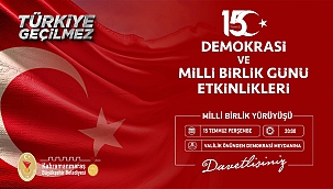 Milli Birlik Yürüyüşü Yapılacak