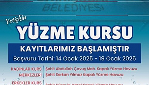 Onikişubat Belediyesi bu kez yetişkinler için yüzme kursu başlattı