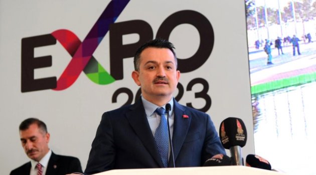 Bakan Pakdemirli: "Expo 2023 Kahramanmaraş'a Saygınlık Kazandıracak"