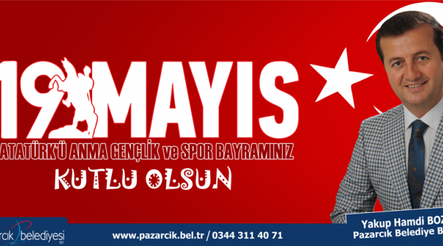 BAŞKAN BOZDAĞ'DAN 19 MAYIS KUTLAMA MESAJI