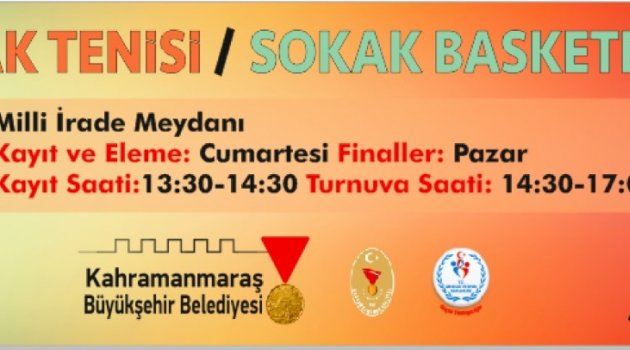 BÜYÜKŞEHİR'DEN SOKAK TURNUVASI..