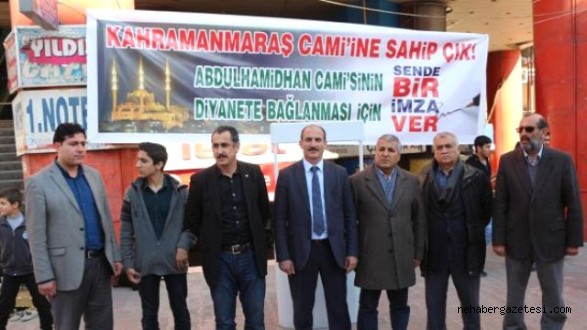  Camii'nin Diyanet'e Bağlanması İçin Kampanya Başlattılar