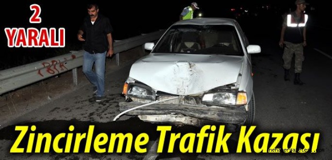 Elbistan'da Zincirleme Trafik Kazası: 2 Yaralı