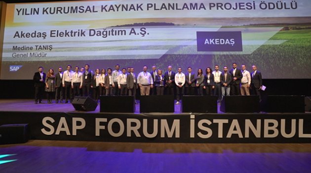 EN İYİ KURUMSAL KAYNAK PROJESİ ÖDÜLÜ AKEDAŞ'IN