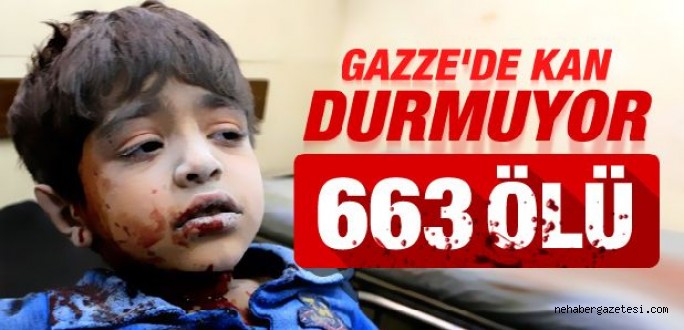 Gazze'de Hayatını Kaybedenlerin Sayısı 663'e Yükseldi