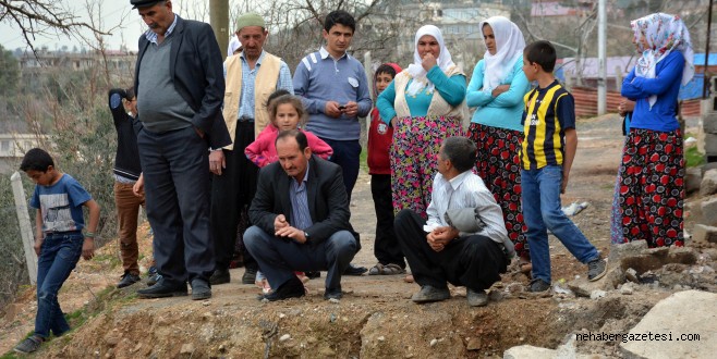 K.Maraş'ta Yaşanan Sağanakta Heyelan Değil,Yol Çökmesi Meydana Gelmiş