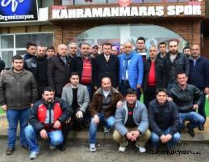 Kahramanmaraş Büyükşehir Belediye Başkanı Fatih Mehmet Erkoç Kahramanmaraşspor Store Cafe'de