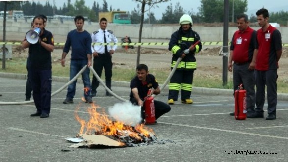 Kahramanmaraş Piazza'da Yangın Tatbikatı Yapıldı