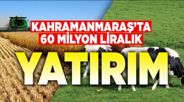 Kahramanmaraş'ta 60 milyon liralık yatırım başvurusu yapıldı.