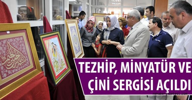 Kahramanmaraş'ta Tezhip, Minyatür Ve Çini Sergisi Açıldı