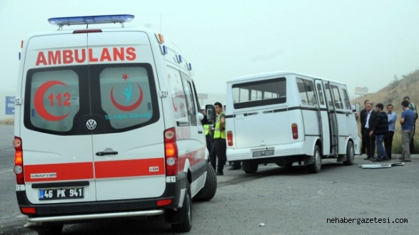 Kahramanmaraş'ta Yolcu Minibüsü Kaza Yaptı : 1 Ölü