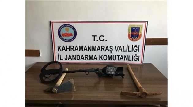 Kahramanmaraş'ta Kaçak Kazı Operasyonu..