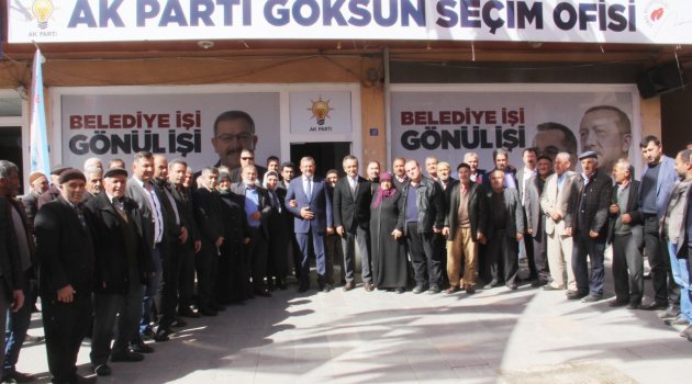 KARSLIOĞLU'NDAN BAŞKAN AYDIN'A DESTEK ZİYARETİ