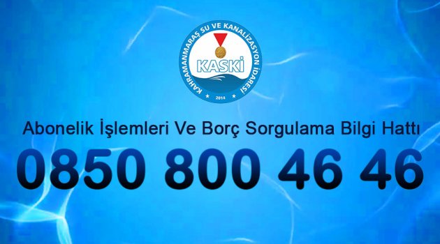 KASKİ'DE BORÇ SORGULAMAK ÇOK KOLAY