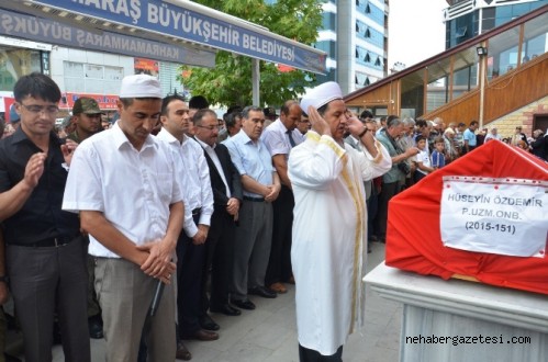 MUŞTA ŞEHİT OLAN KAZA ŞEHİDİ TOPRAĞA VERİLDİ