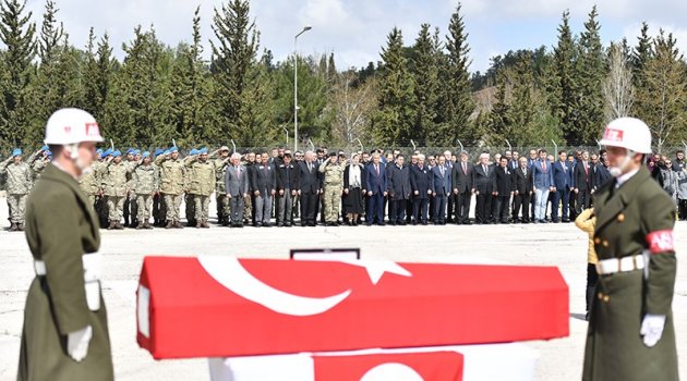 Şehit Piyade Uzman Çavuş Halis Sayın Düzenlenen Törenle Memleketine Uğurlandı