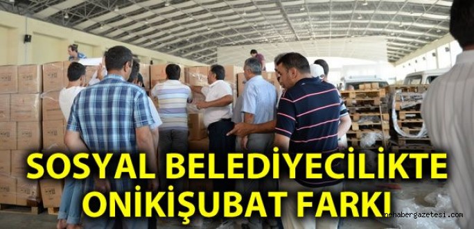 Sosyal Belediyecilikte Onikişubat Farkı