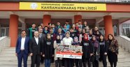 KAHRAMANMARAŞ FEN LİSESİ'NDEN YARDIM