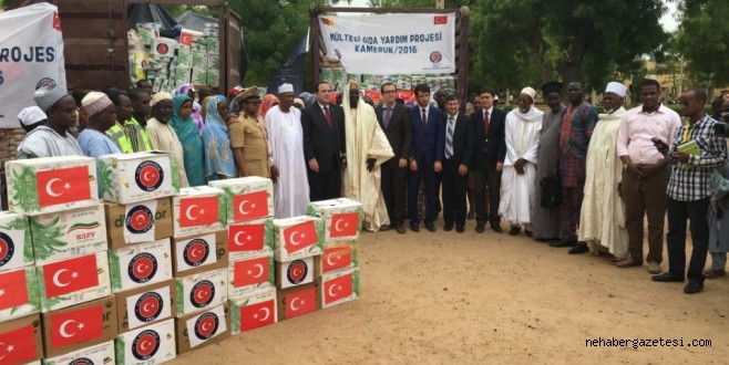 TÜRKİYE'DEN KAMERUN'DA BULUNAN SIĞINMACILARA İNSANİ YARDIM