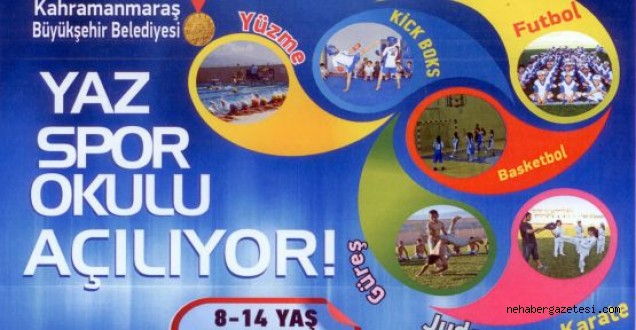 Yaz Spor Okulu Pazartesi Başlıyor